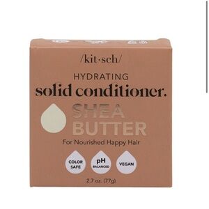 New in Box Kitsch Shea Butter Hair Hydrating Solid Conditioner Bar